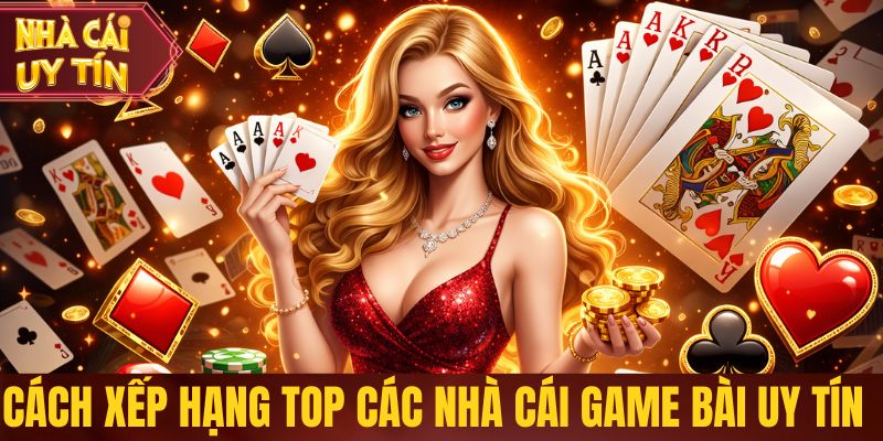 Top Nhà Cái Game Bài Uy Tín Được Sàng Lọc Khắt Khe Cách xếp hạng top các nhà cái game bài uy tín